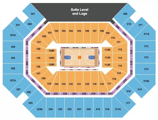  HARLEM GLOBETROTTERS Seating Map Seating Chart