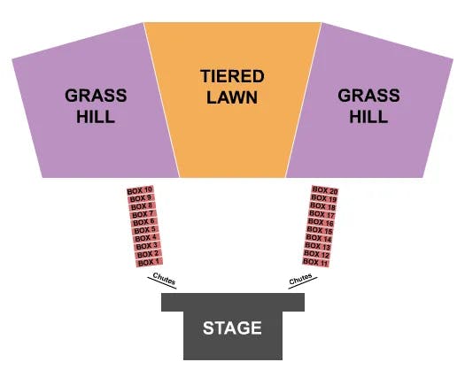  RODEO Seating Map Seating Chart