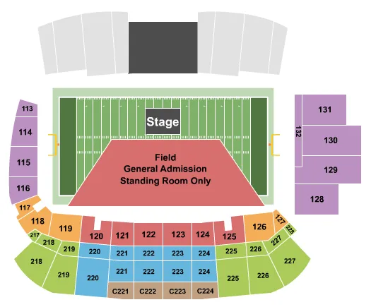  PITBULL Seating Map Seating Chart