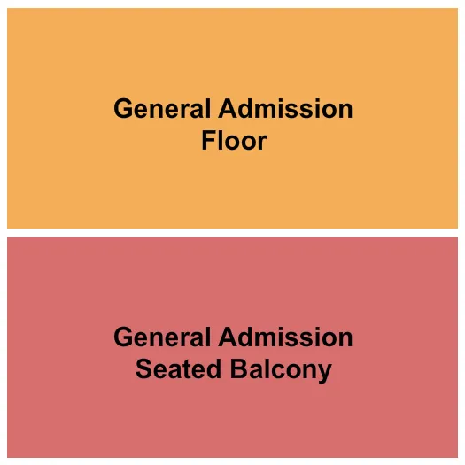 TOWER THEATRE OK GA FLOOR GA BALCONY Seating Map Seating Chart