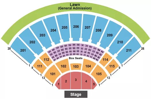  ENDSTAGE FRONT 1 5 Seating Map Seating Chart