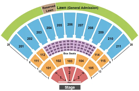  ENDSTAGE 2 Seating Map Seating Chart