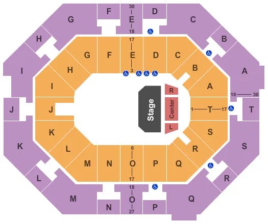  SMALL THEATRICAL Seating Map Seating Chart