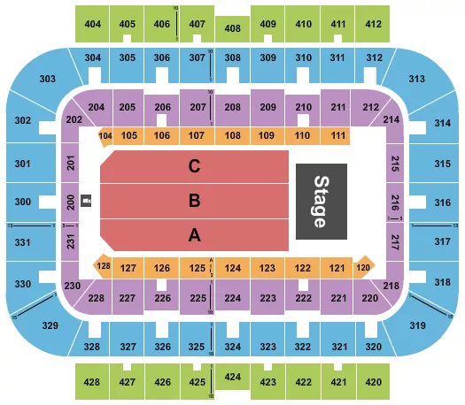 KATT WILLIAMS Seating Map Seating Chart