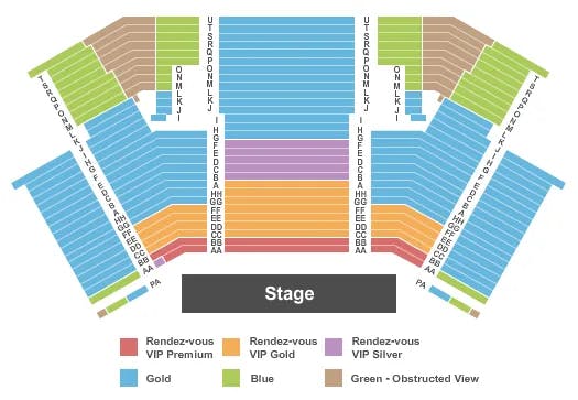 UNDER THE WHITE BIG TOP VANCOUVER ODYSSEO 2017 Seating Map Seating Chart