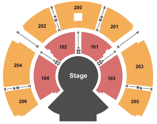 UNDER THE WHITE BIG TOP VANCOUVER CIRQUE ALEGRA Seating Map Seating Chart