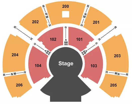 UNDER THE WHITE BIG TOP VANCOUVER CIRQUE Seating Map Seating Chart