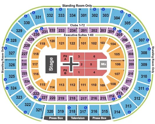  DAY AND SHAY Seating Map Seating Chart