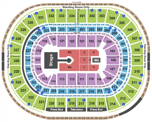  SABRINA CARPENTER Seating Map Seating Chart