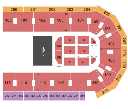  ILLUSIONISTS Seating Map Seating Chart