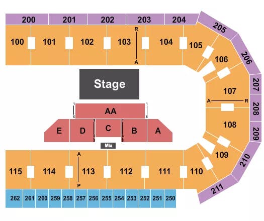  THEATRE Seating Map Seating Chart