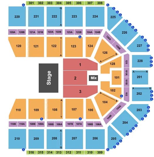  HALF HOUSE Seating Map Seating Chart