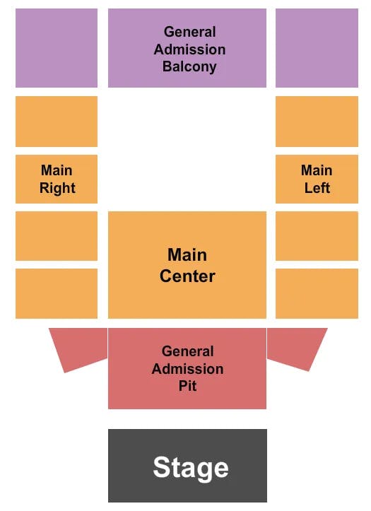  ENDSTAGE 3 Seating Map Seating Chart