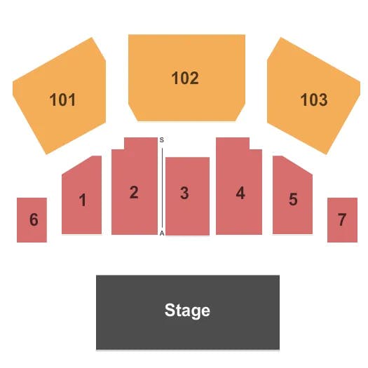  THEATER Seating Map Seating Chart