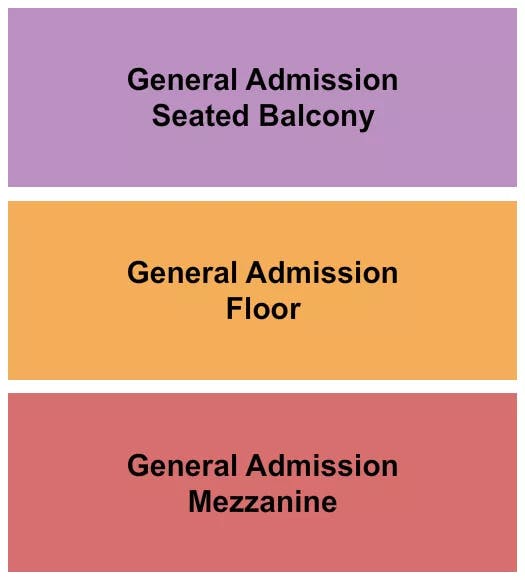  ALL GA Seating Map Seating Chart
