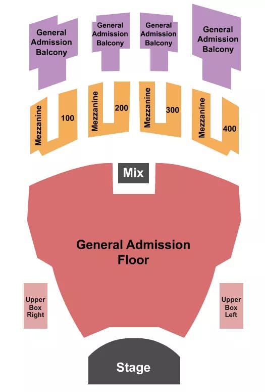  ENDSTAGE GA FLOOR 4 Seating Map Seating Chart