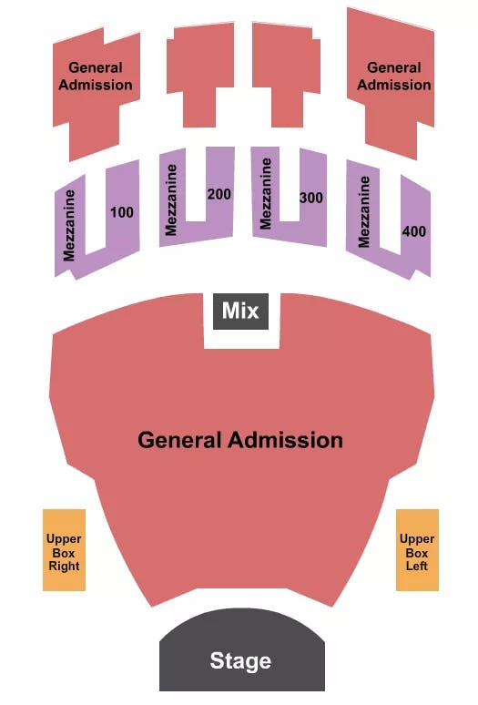  LUCY DACUS Seating Map Seating Chart