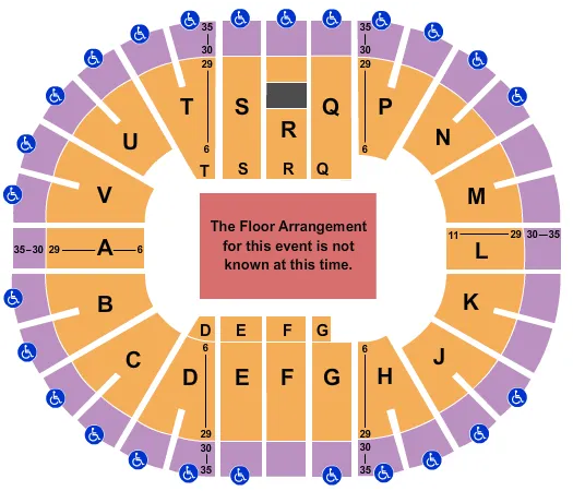  GENERIC FLOOR Seating Map Seating Chart