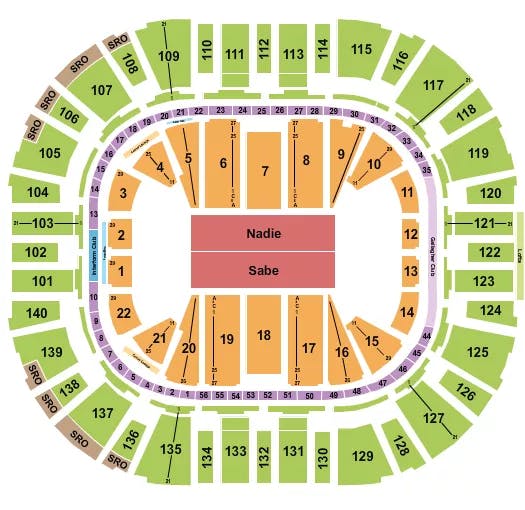  BAD BUNNY Seating Map Seating Chart