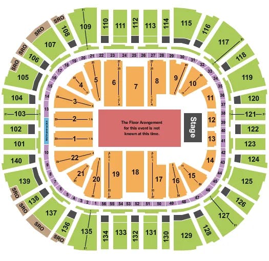  GENERIC FLOOR Seating Map Seating Chart