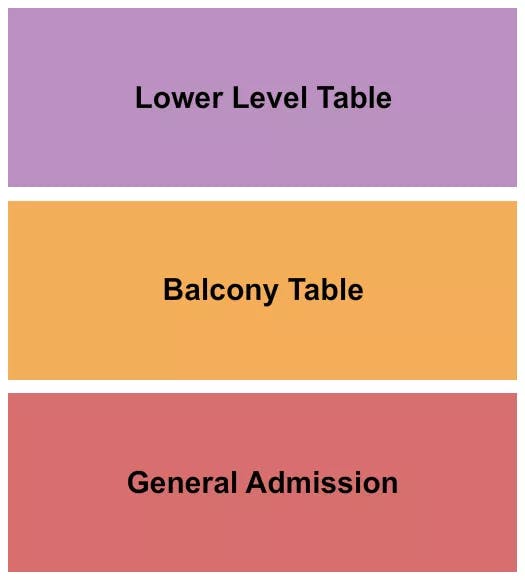 VOGUE THEATRE IN GA BALCONY TABLE Seating Map Seating Chart