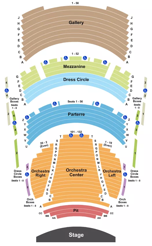  ENDSTAGE Seating Map Seating Chart