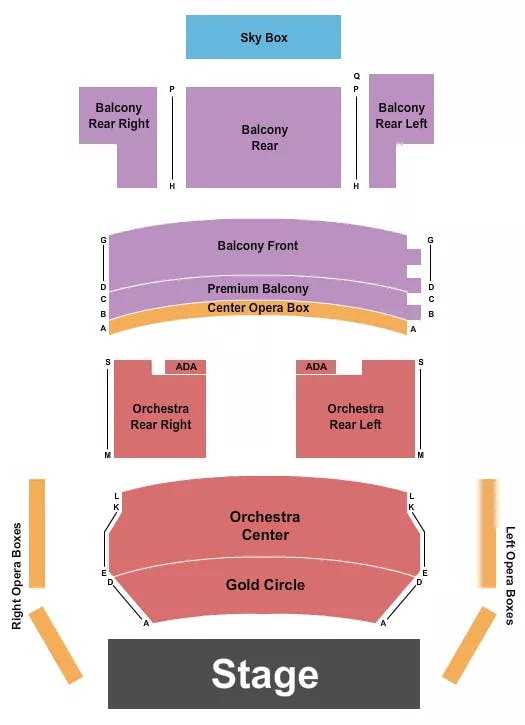  END STAGE 3 Seating Map Seating Chart