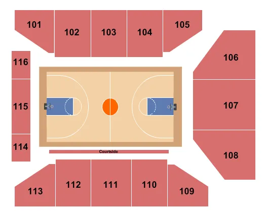  BASKETBALL Seating Map Seating Chart
