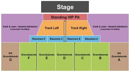  ENDSTAGE VIP Seating Map Seating Chart