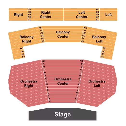  ENDSTAGE Seating Map Seating Chart