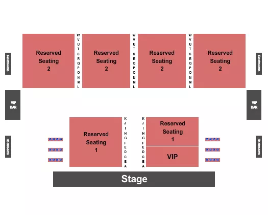 WASHINGTON COUNTY FAIR PARK WI ENDSTAGE 3 Seating Map Seating Chart