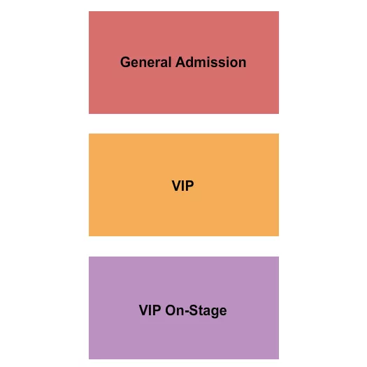 WATERFRONT PARK SAN DIEGO GA VIP VIP ON STAGE Seating Map Seating Chart