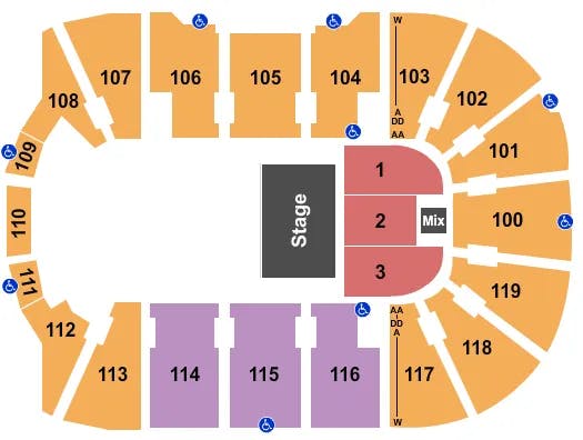  SESAME STREET 1 Seating Map Seating Chart