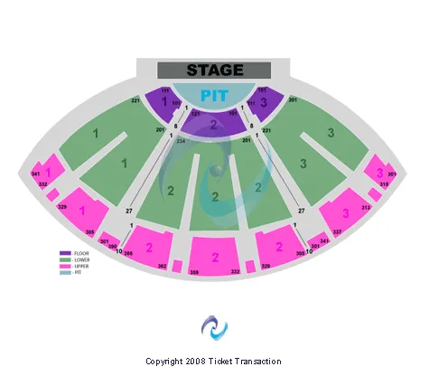  END STAGE Seating Map Seating Chart