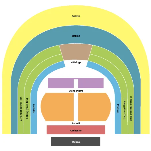  END STAGE Seating Map Seating Chart