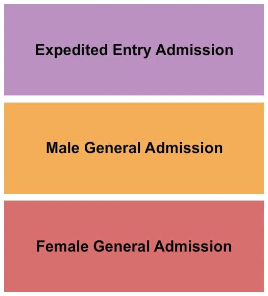  MALE FEMALE EXPEDITED Seating Map Seating Chart