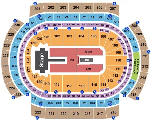  CIGARETTES AFTER SEX Seating Map Seating Chart