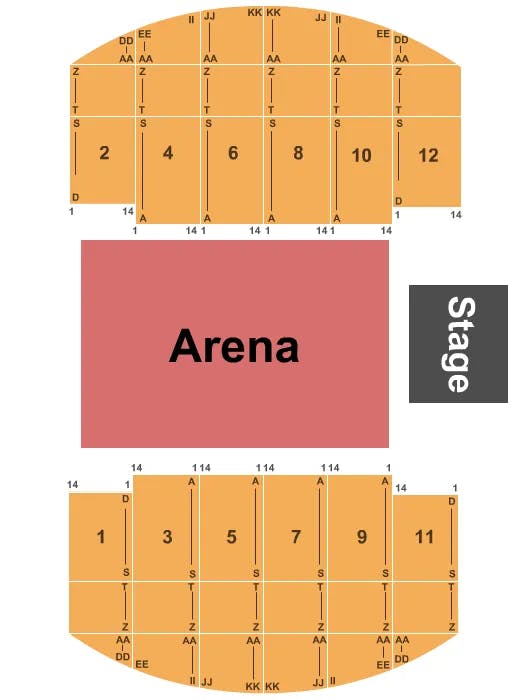  PEPE AGUILAR Seating Map Seating Chart