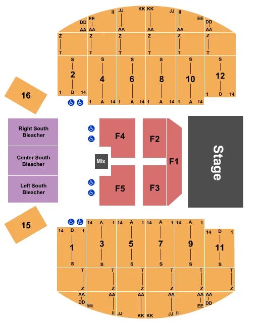  SESAME STREET MAGIC Seating Map Seating Chart