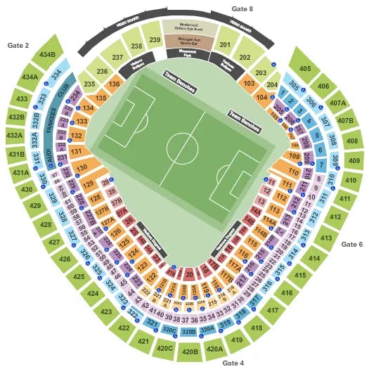  SOCCER Seating Map Seating Chart