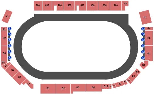  CENTER STAGE Seating Map Seating Chart