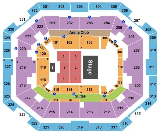  CIRQUE MUSICA 2 Seating Map Seating Chart