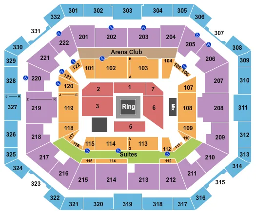  FIGHTING Seating Map Seating Chart