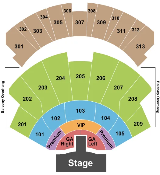  KEITH URBAN Seating Map Seating Chart