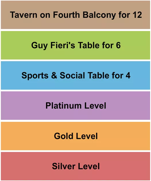 GA TIERED Seating Map Seating Chart