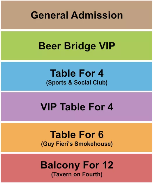 GA TIERED 2 Seating Map Seating Chart