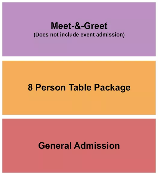 A LOT AT AREA15 GA TABLE Seating Map Seating Chart