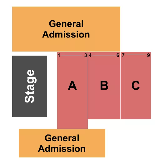 ENDSTAGE RSV GA Seating Map Seating Chart