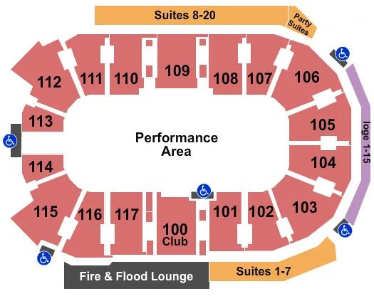 OPEN FLOOR Seating Map Seating Chart