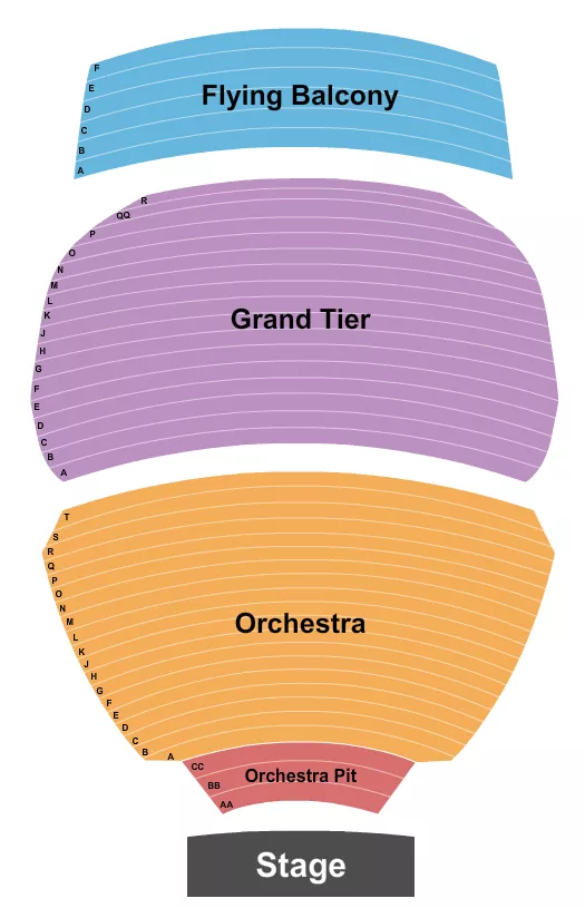 ENDSTAGE PIT Seating Map Seating Chart